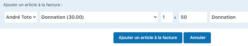 Ajout de l'article donation